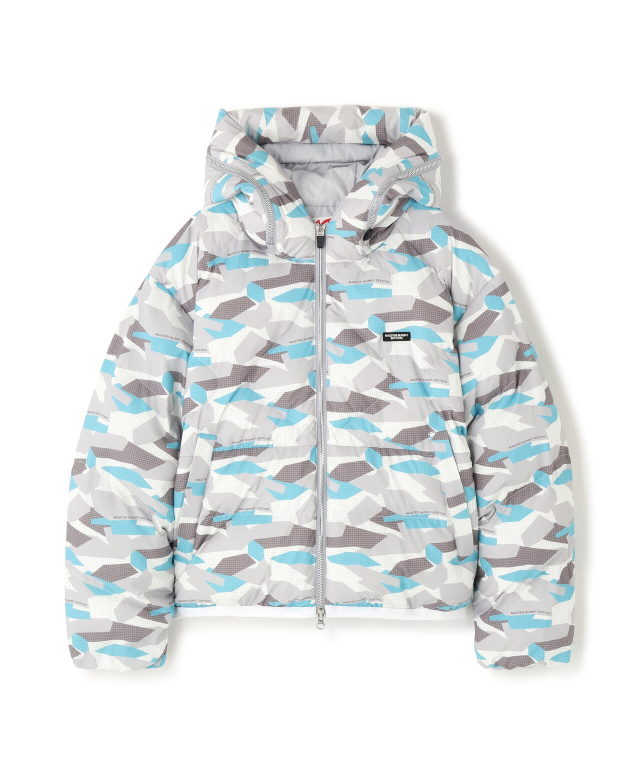 迷彩プリントフーディブルゾン