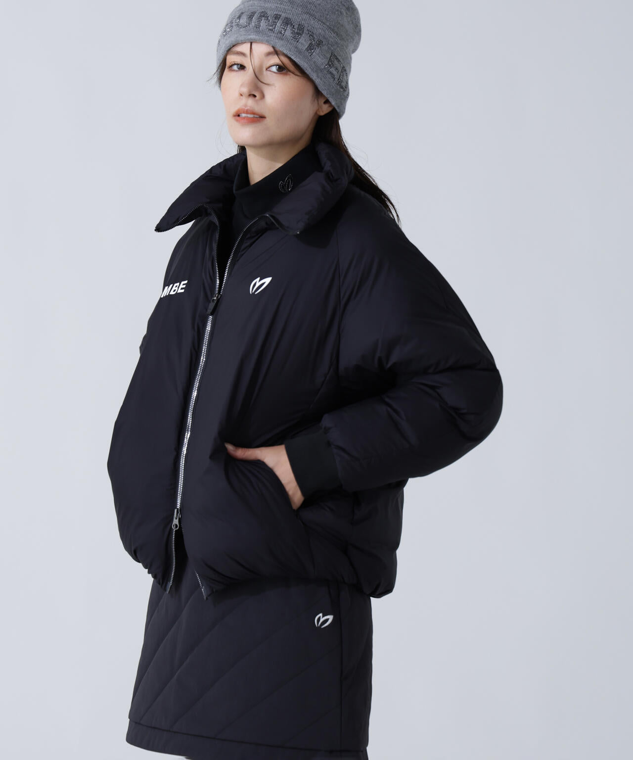 ダントツ撥水中綿ジップアップブルゾン