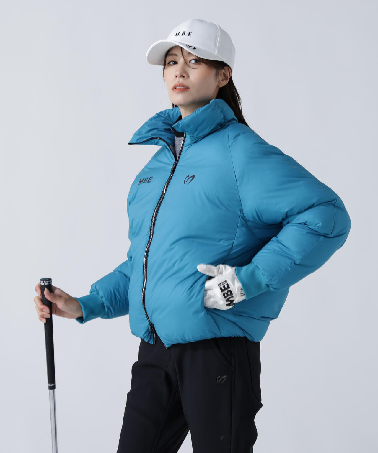 ダントツ撥水中綿ジップアップブルゾン