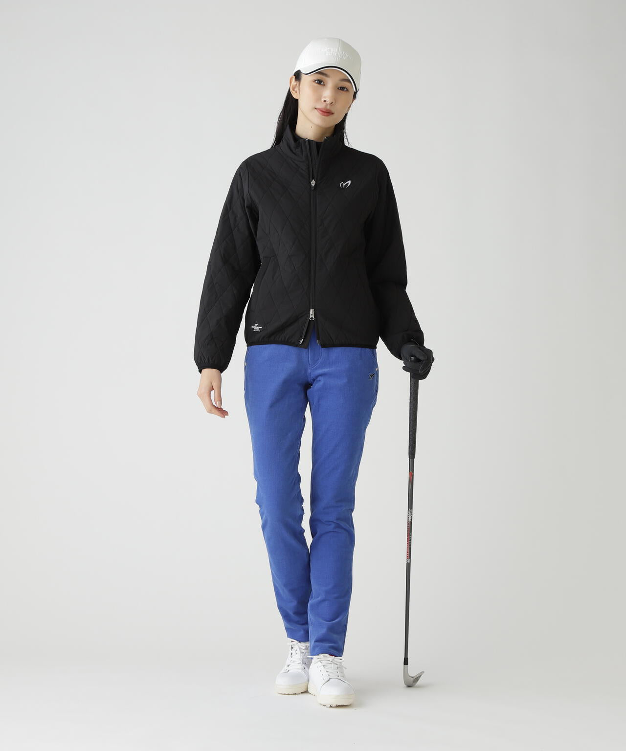 ナイロンタフタ中綿ジップアップブルゾン