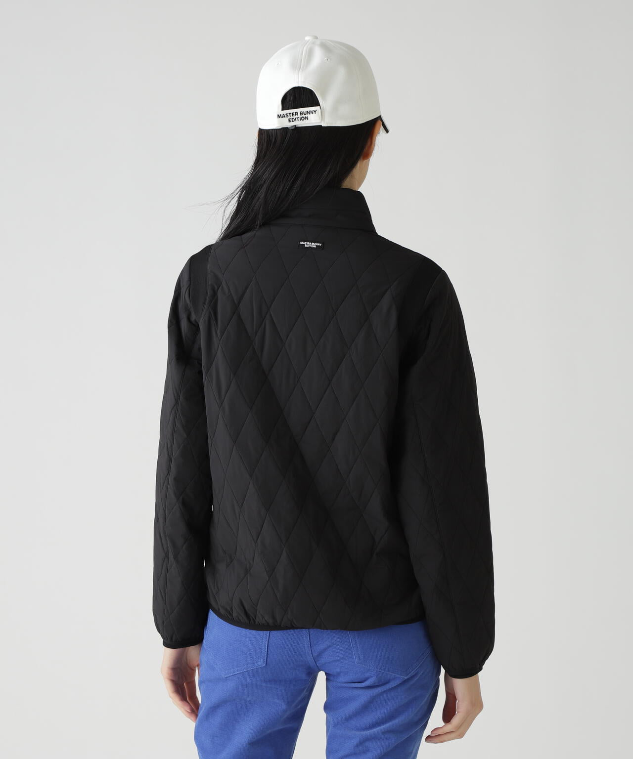 ナイロンタフタ中綿ジップアップブルゾン