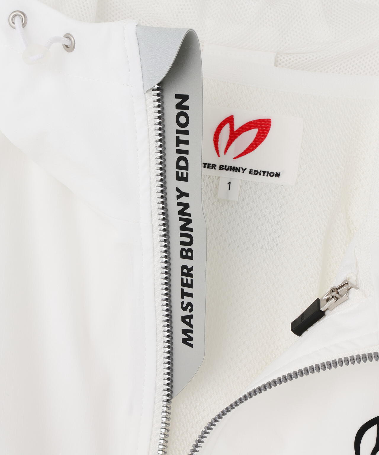 ストレッチリップストップ×高密度ツイル レイヤードフーディブルゾン