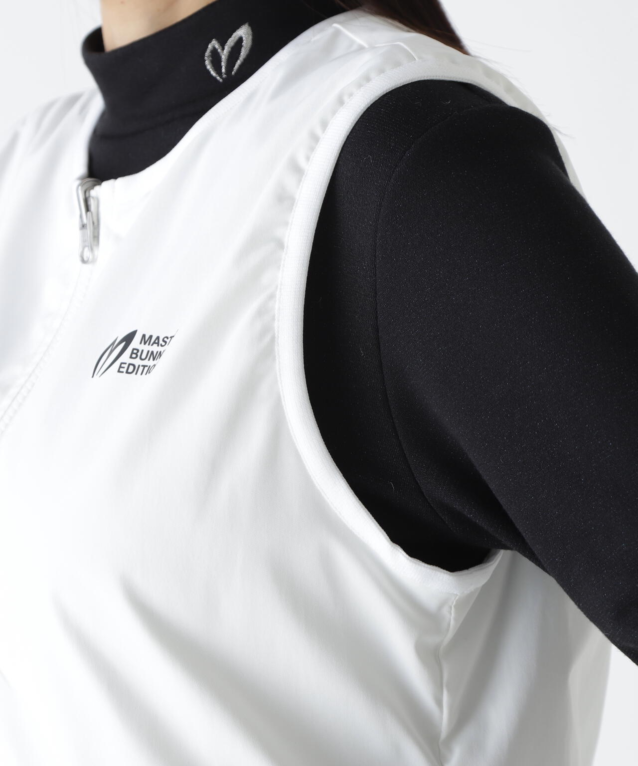 ストレッチリップストップ×高密度ツイル レイヤードフーディブルゾン