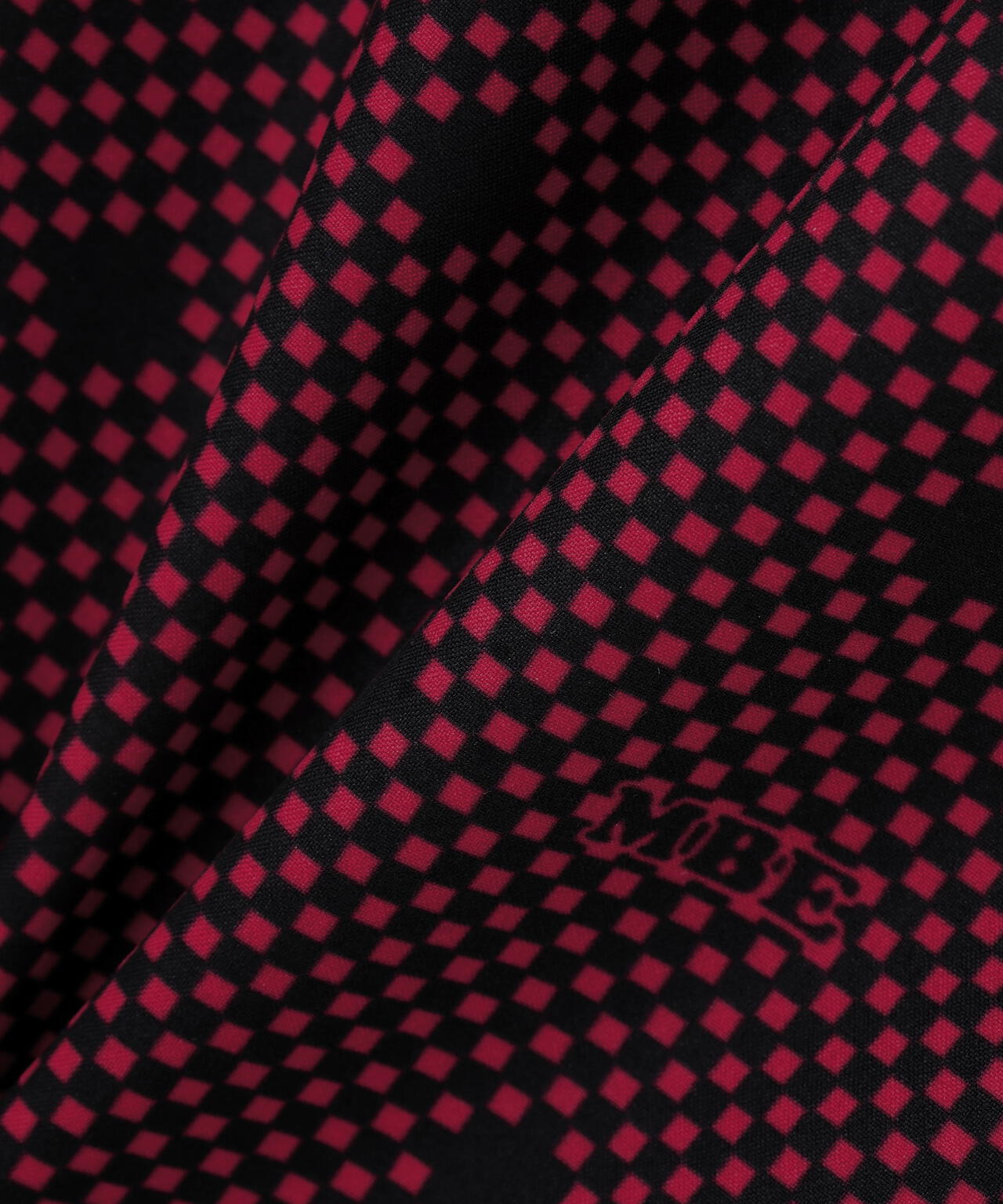 SPX×TEXBRIDプリント ハーフジップアップ スリーブレスワンピース