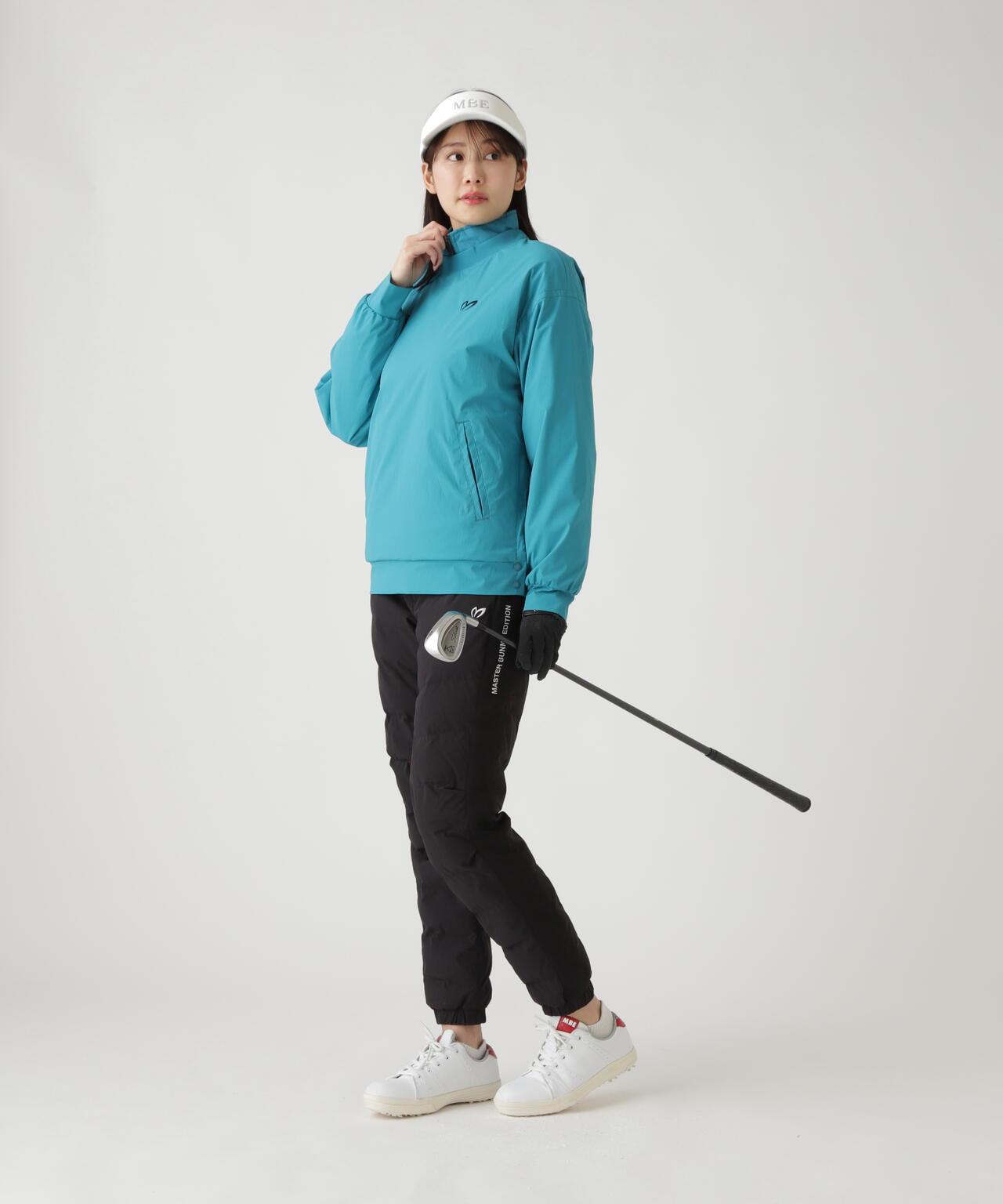 グログラン中綿ストレッチパンツ