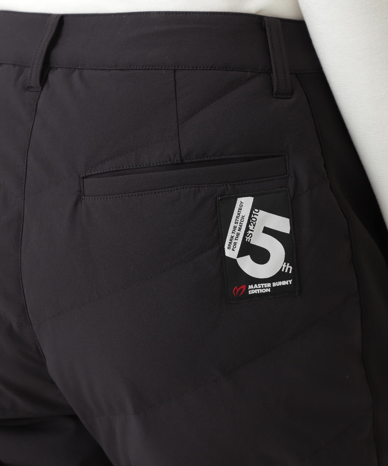 グログラン中綿ストレッチパンツ