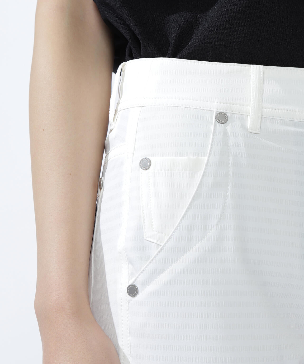 ドビーボーダーストレッチパンツ