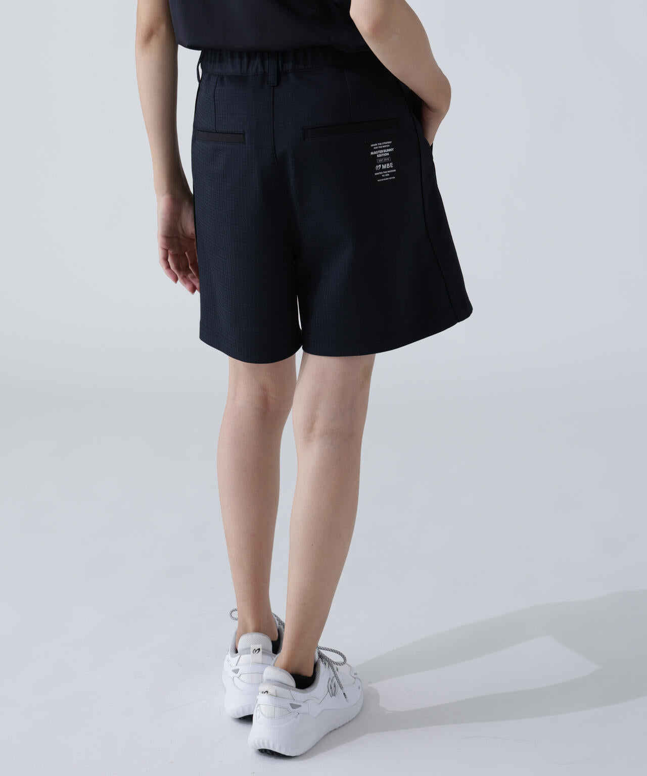 幾何学柄ジャガードショートパンツ