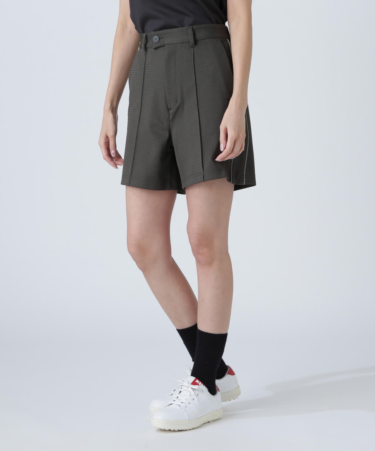 幾何学柄ジャガードショートパンツ