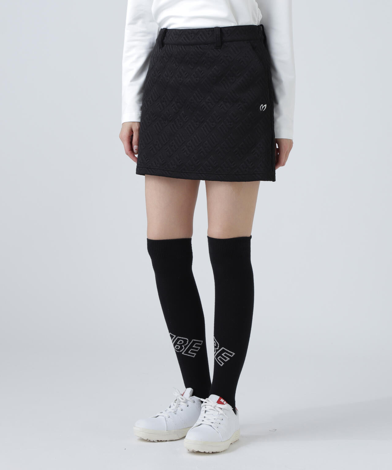 ロゴジャガードストレッチスカート