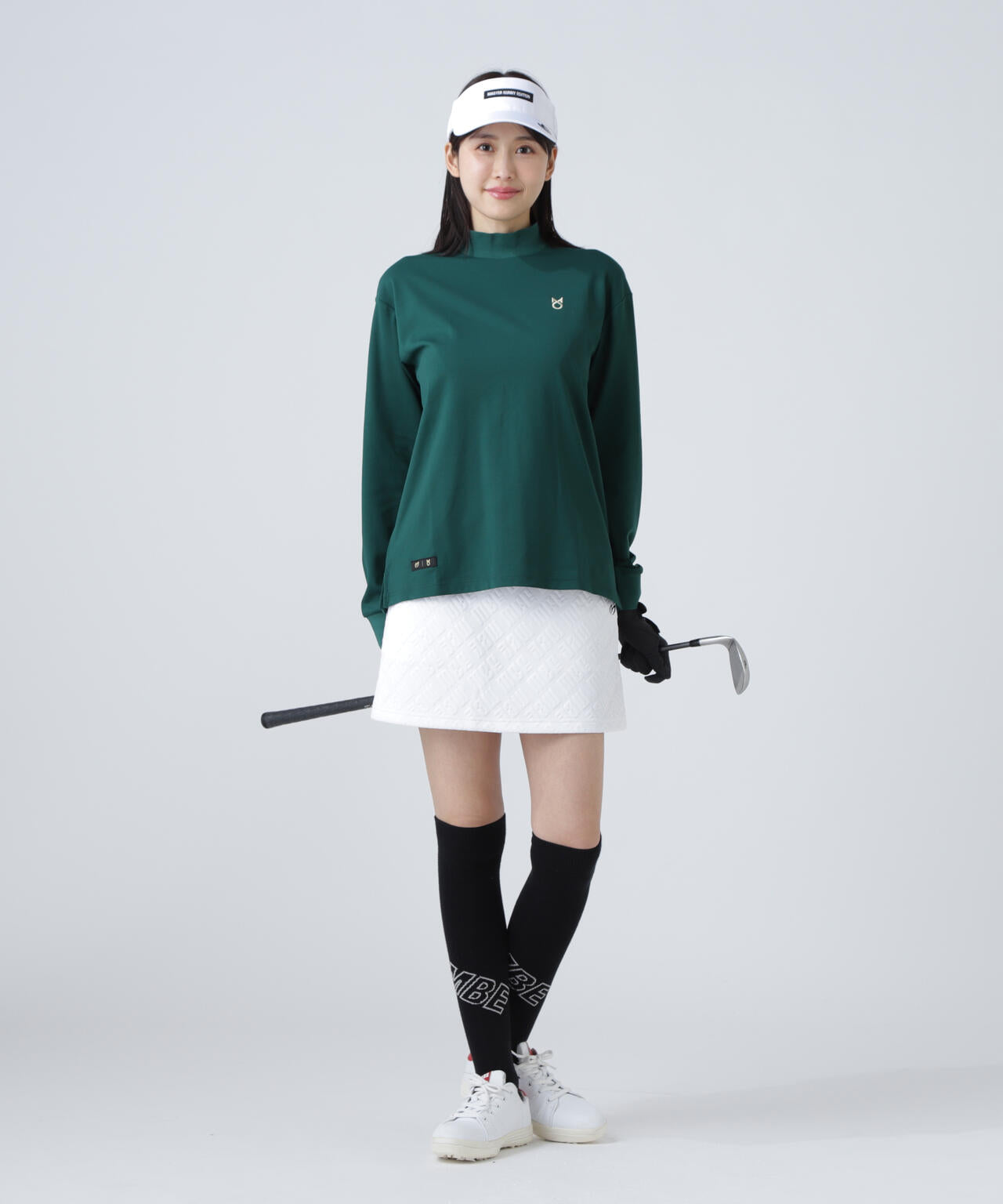 ロゴジャガードストレッチスカート