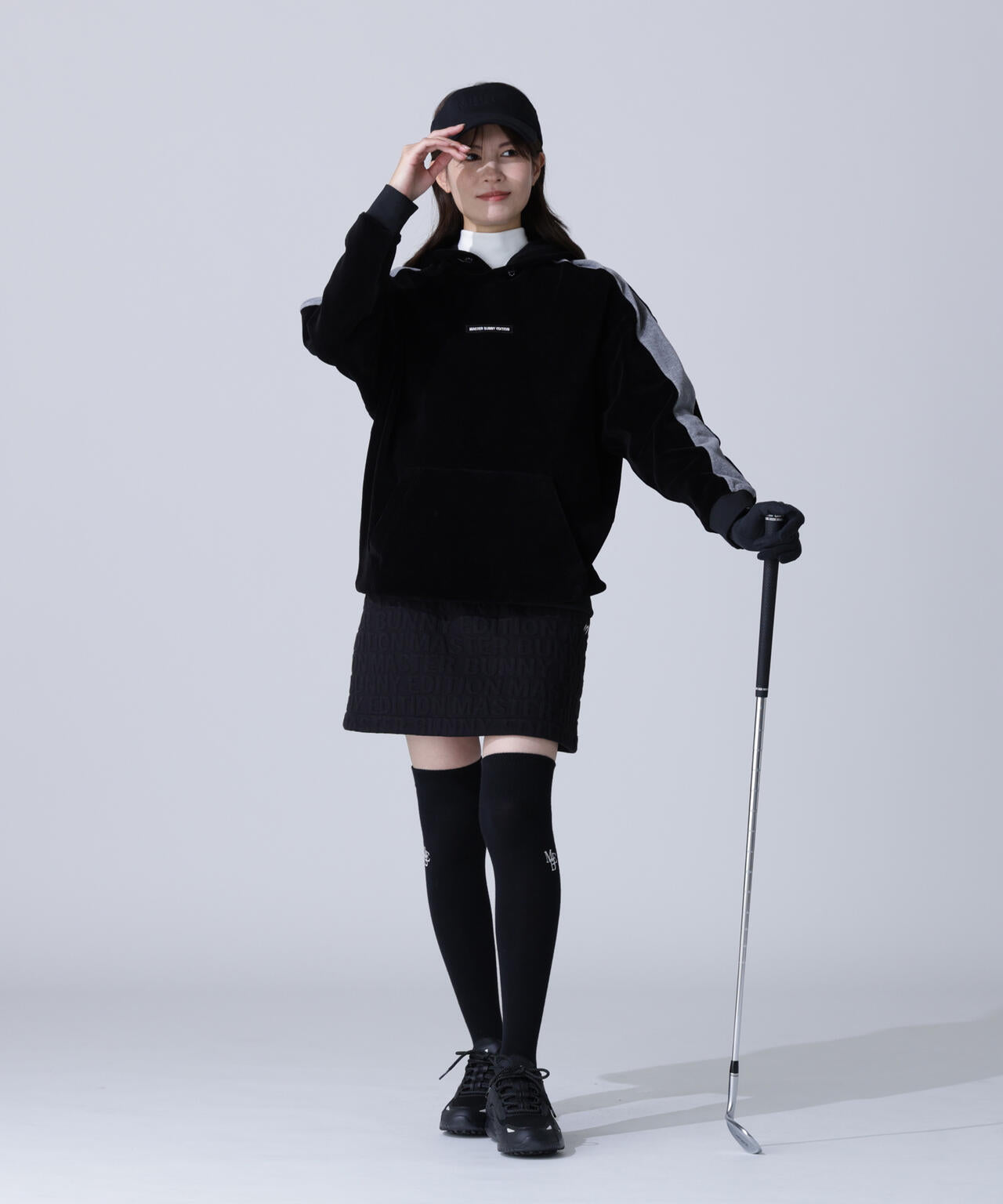 ロゴキルトジャガードスカート