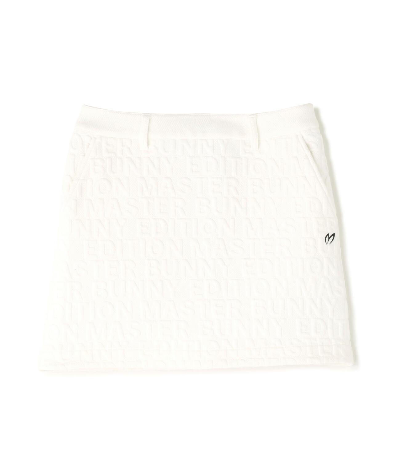 ロゴキルトジャガードスカート