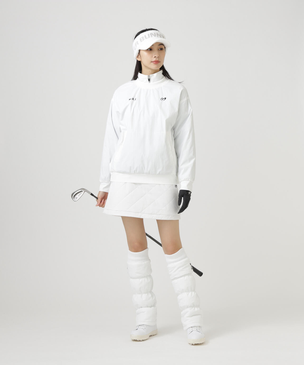 グログラン中綿ストレッチスカート