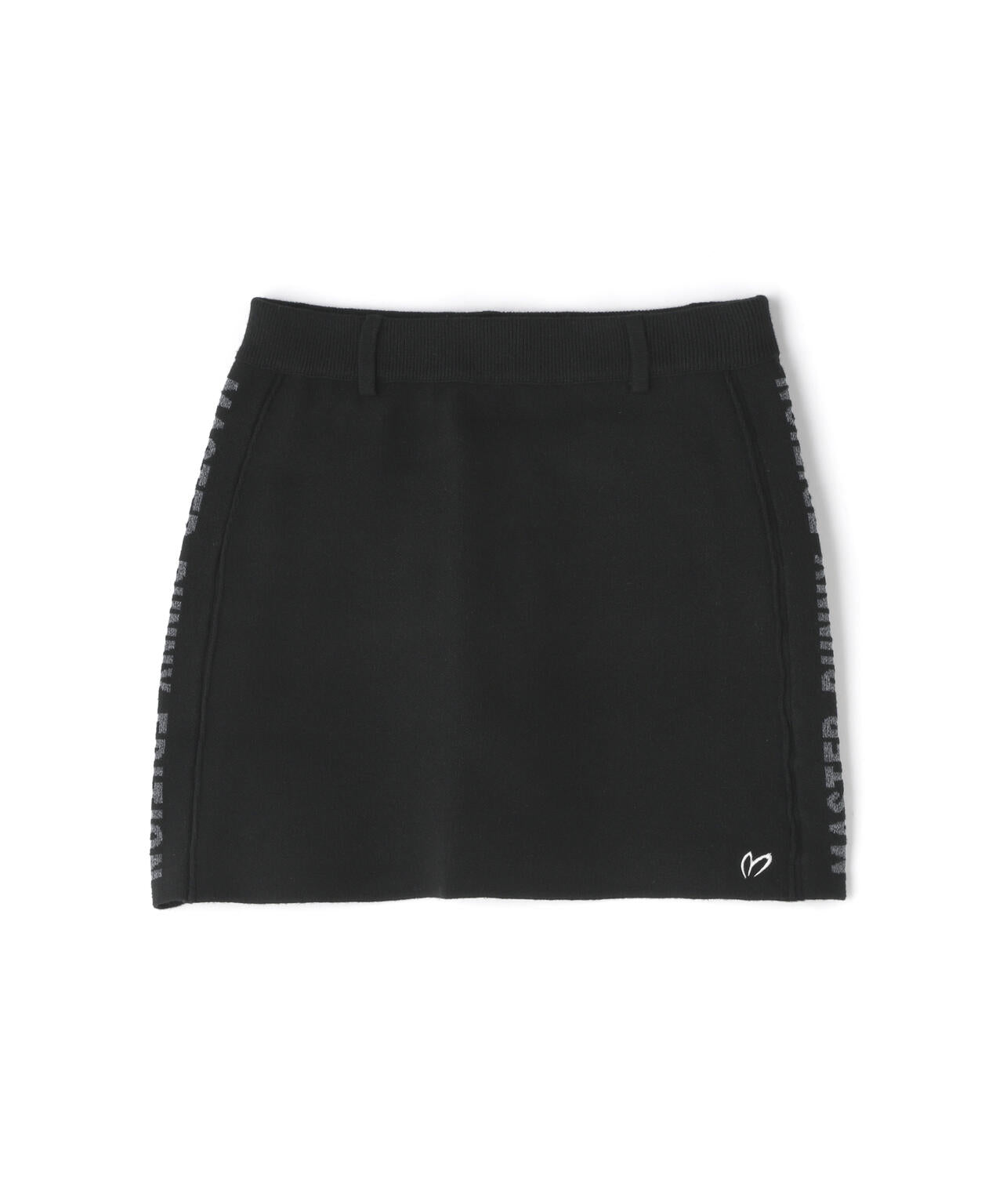 Wジャガードニットスカート