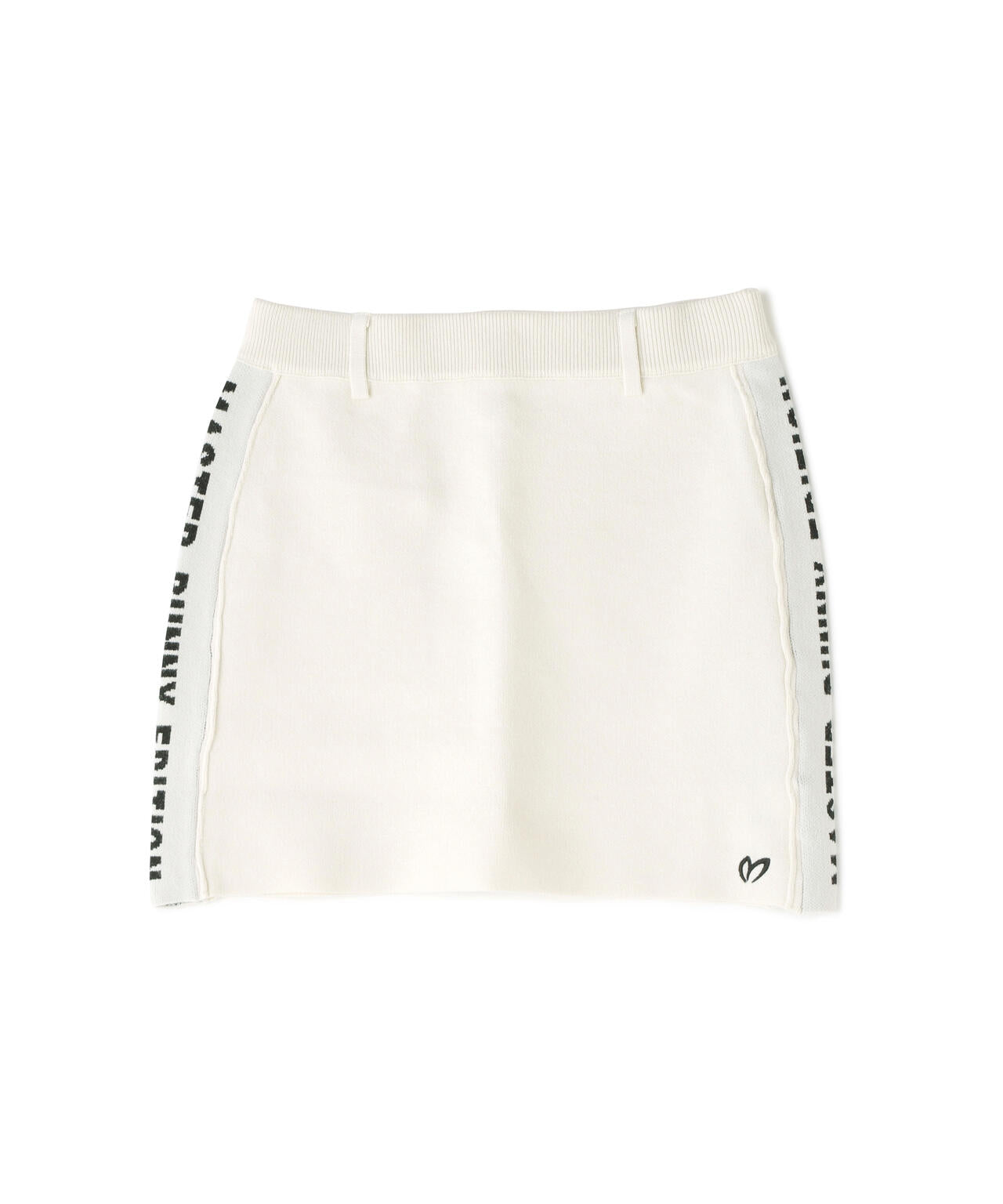 Wジャガードニットスカート