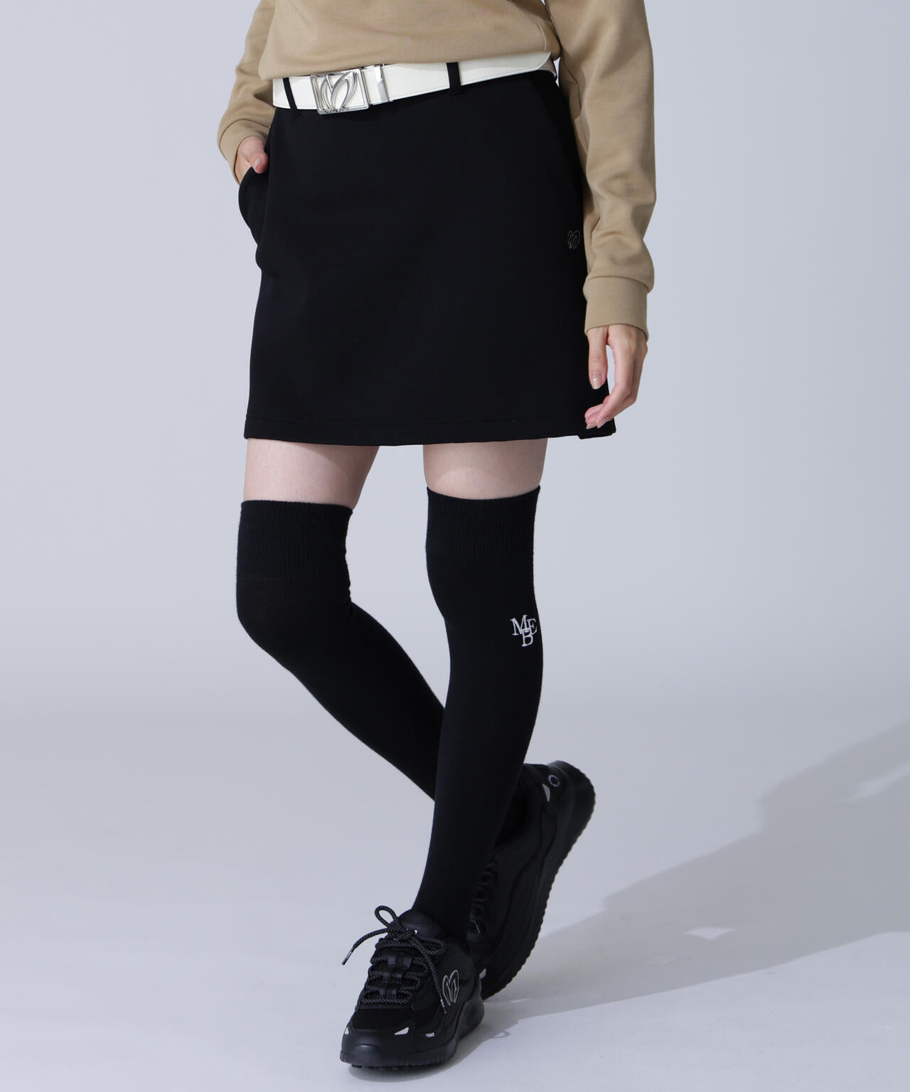 鹿の子ダンボールスカート