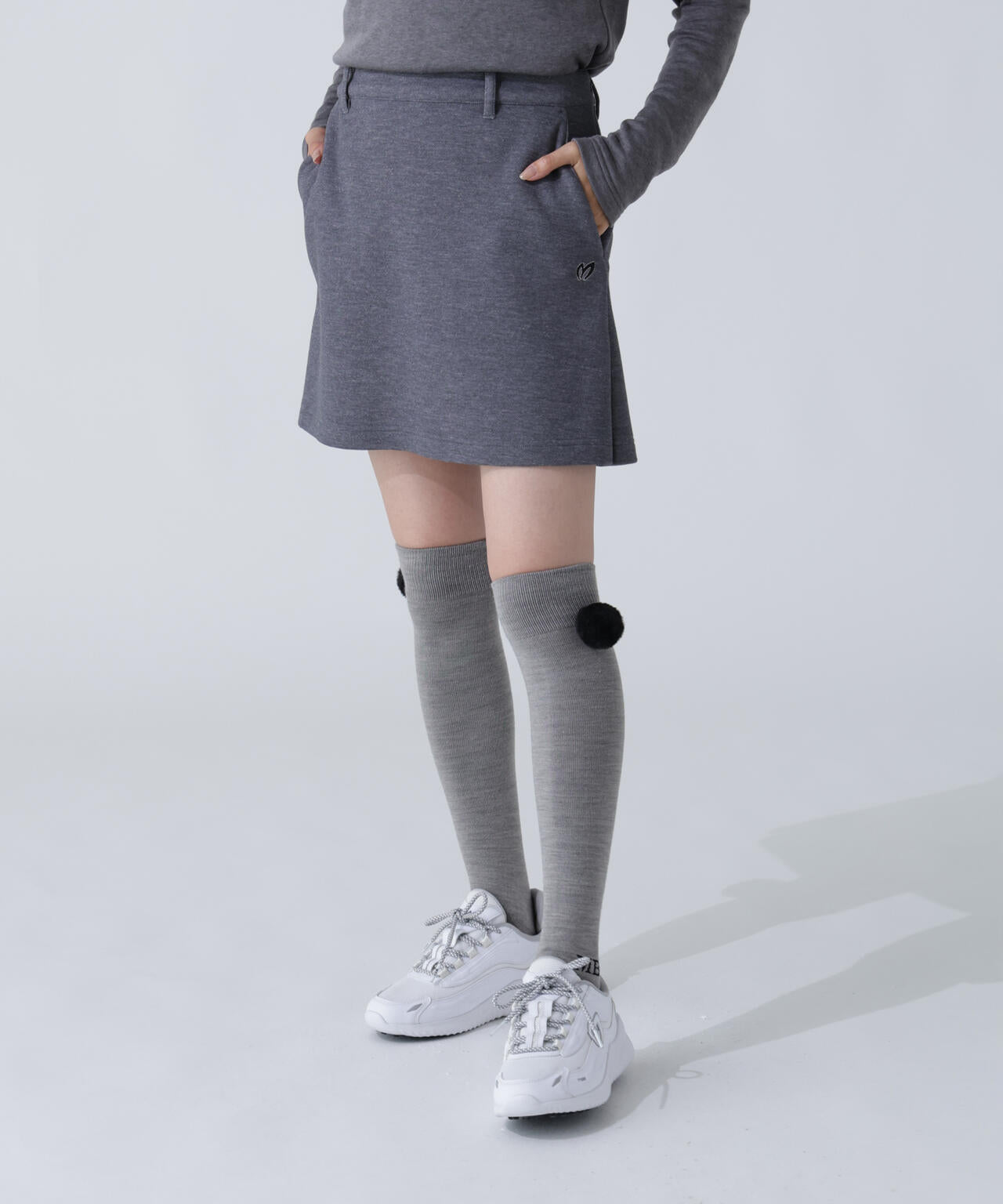 鹿の子ダンボールスカート