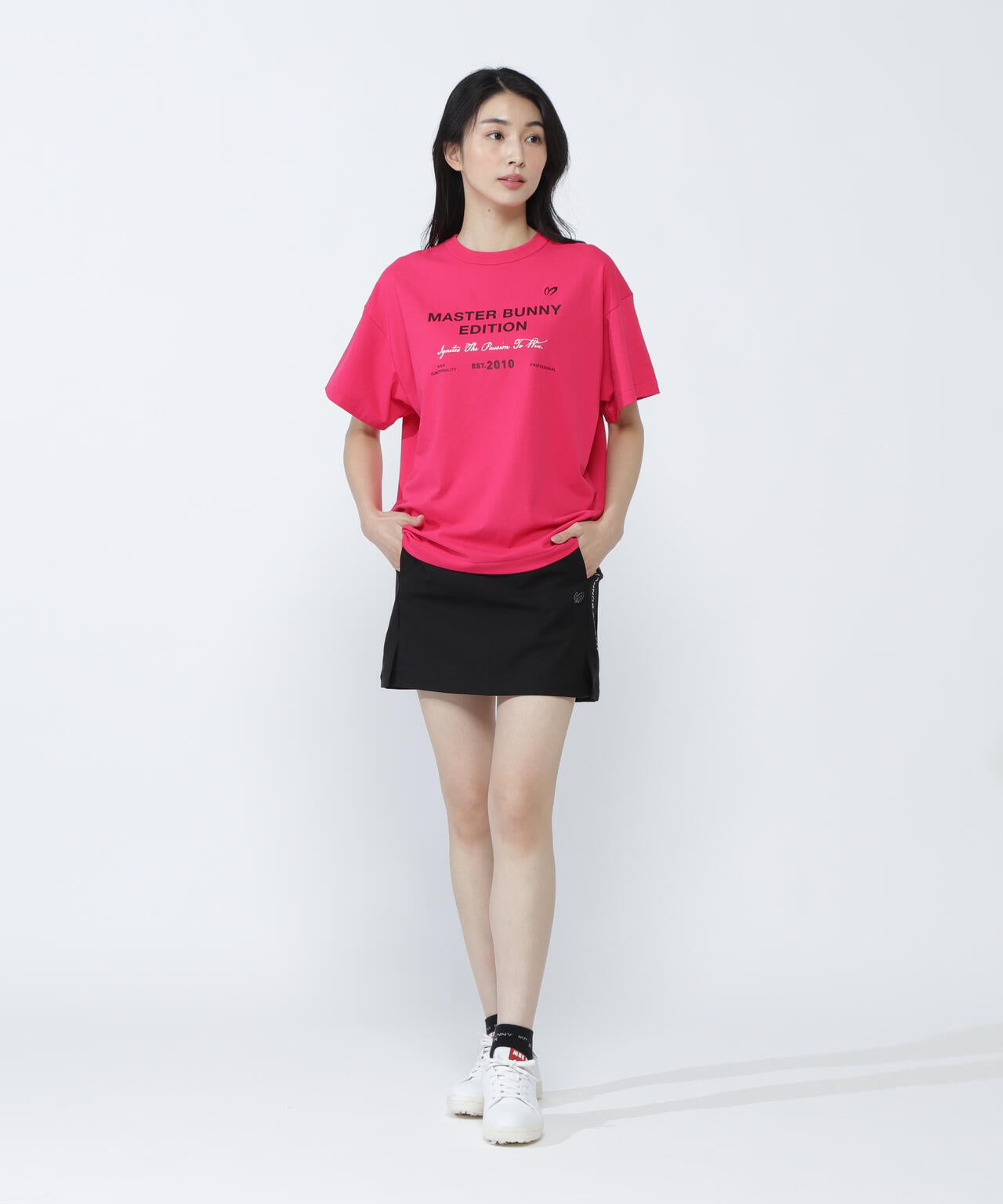 シワストレッチ撥水スカート