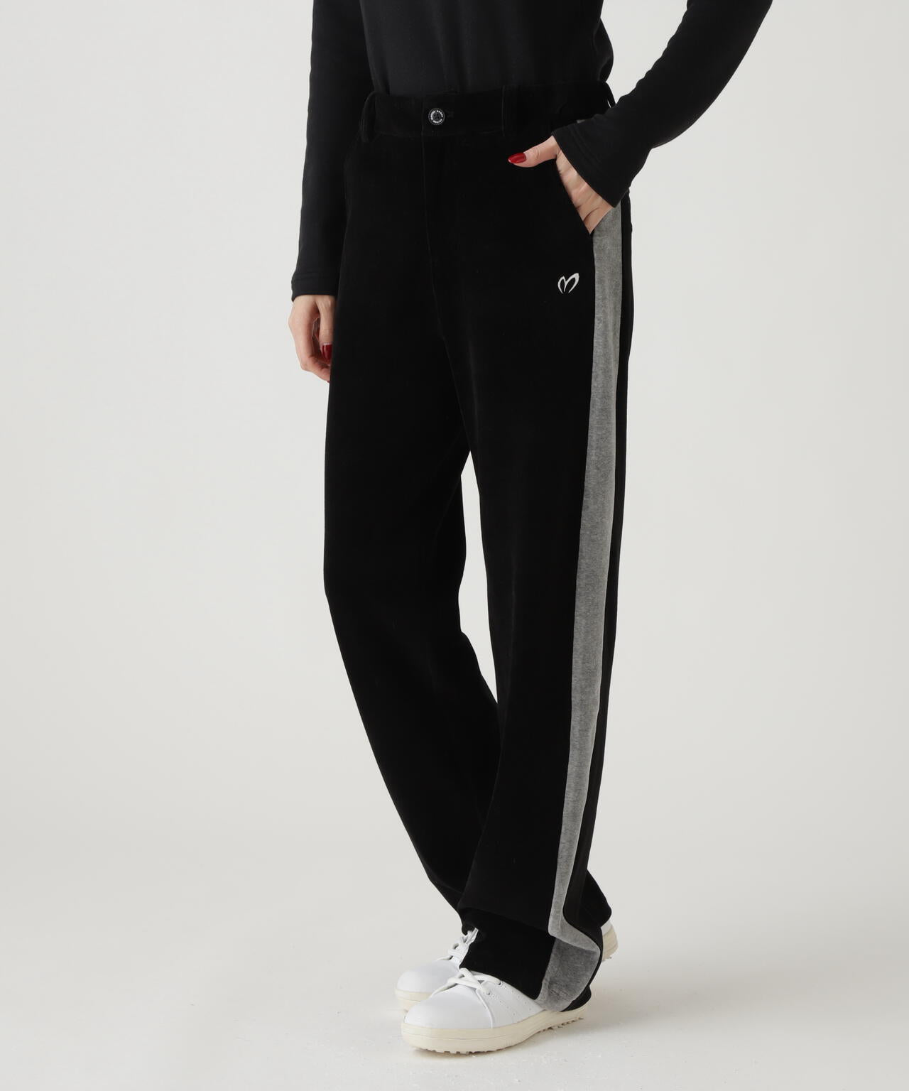 【岩井ツインズコラボカラーあり】ベロアパンツ