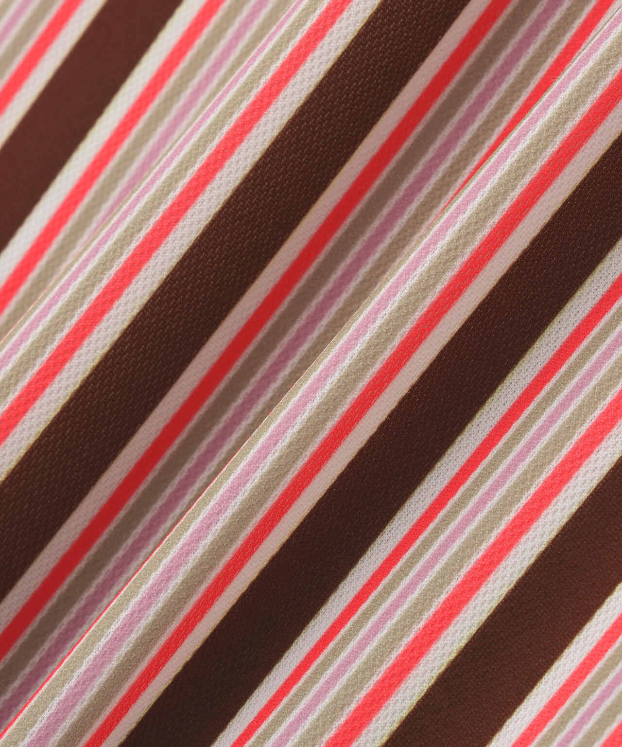 エアロクールピケマルチストライププリント半袖ポロシャツ