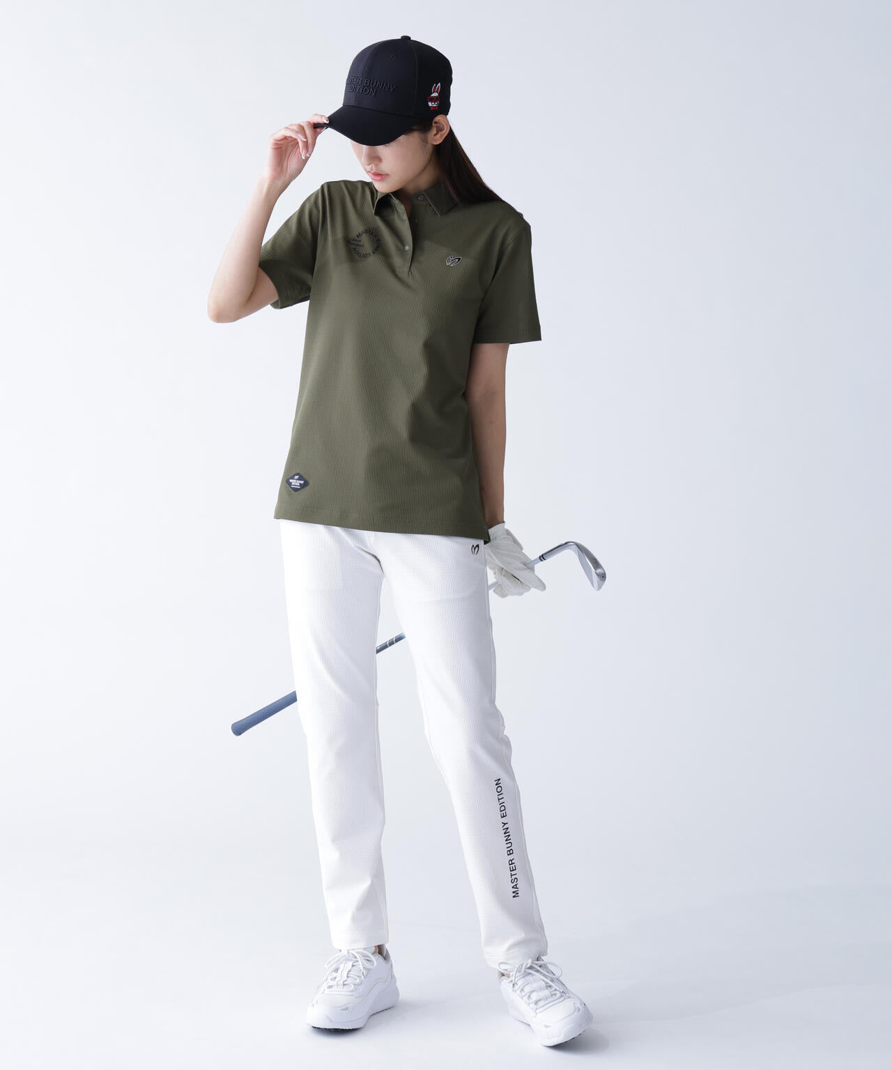 ストライプサッカー4WAYストレッチ半袖ポロシャツ