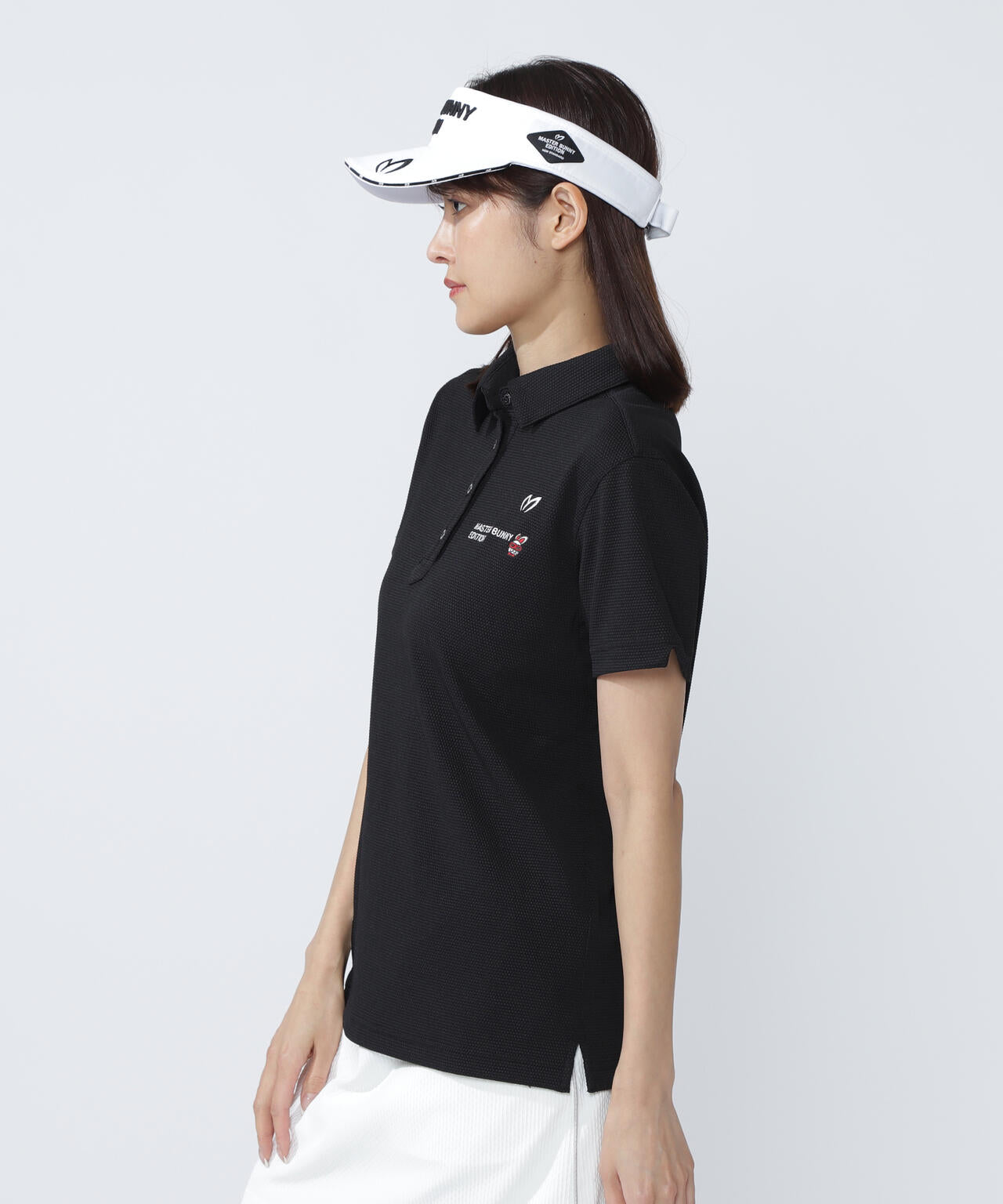 【SWAGGY BUNNY】ポップコーンハニカム半袖ポロシャツ