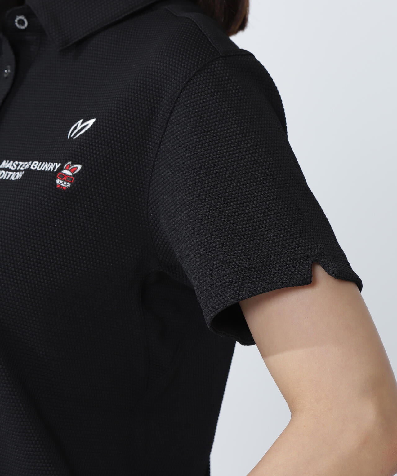 【SWAGGY BUNNY】ポップコーンハニカム半袖ポロシャツ