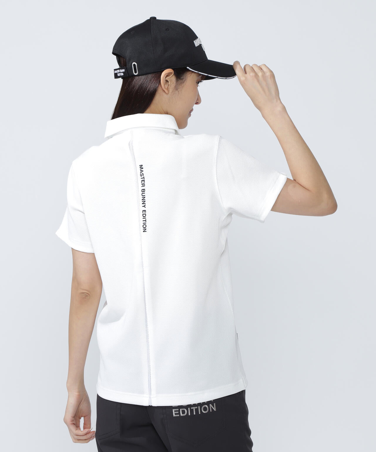 【SWAGGY BUNNY】ポップコーンハニカム半袖ポロシャツ