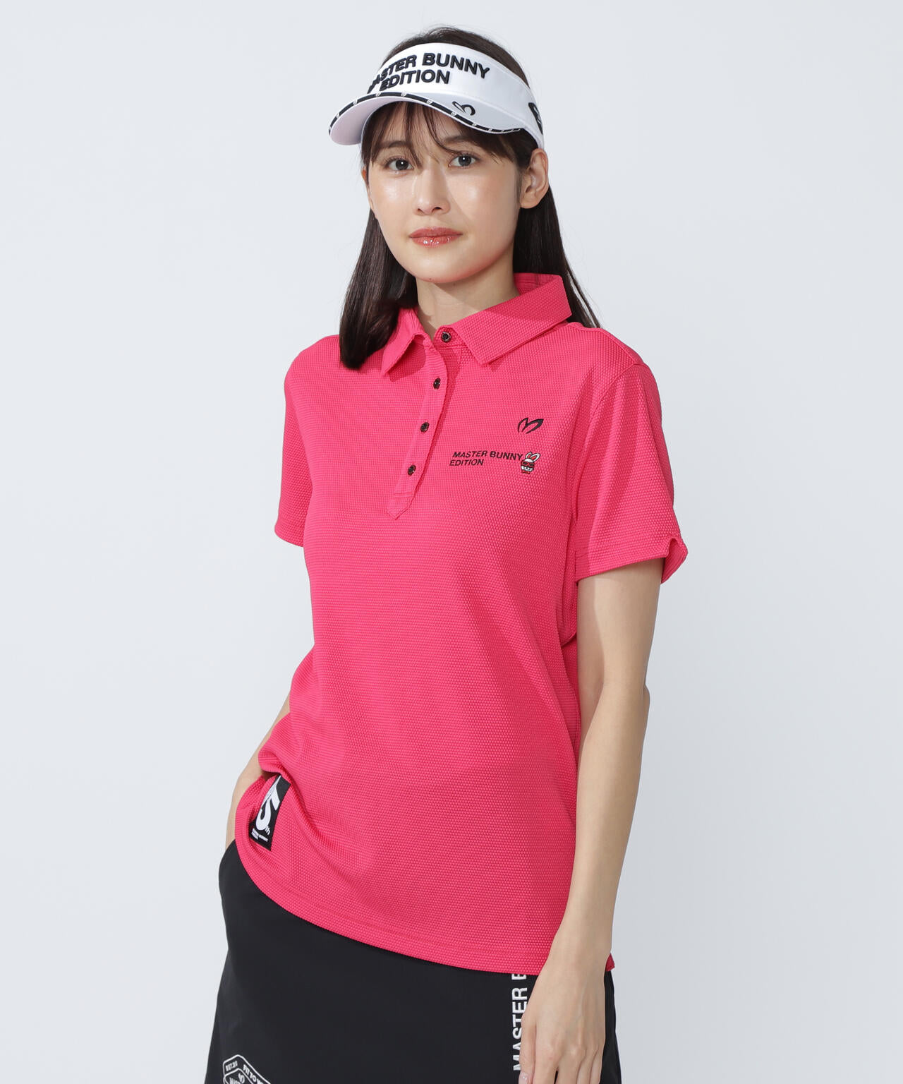 【SWAGGY BUNNY】ポップコーンハニカム半袖ポロシャツ