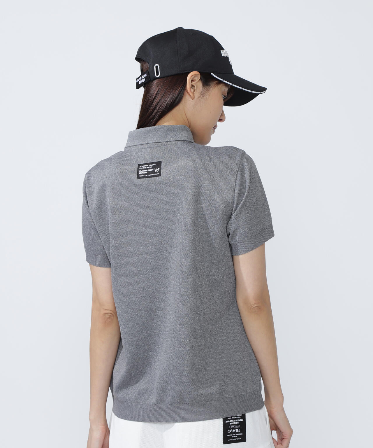 ハニカムリブスタート半袖ポロシャツ