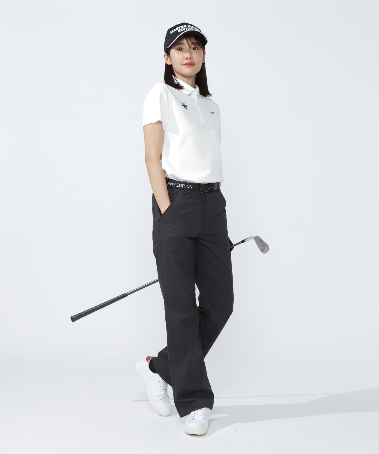 ハニカムリブスタート半袖ポロシャツ