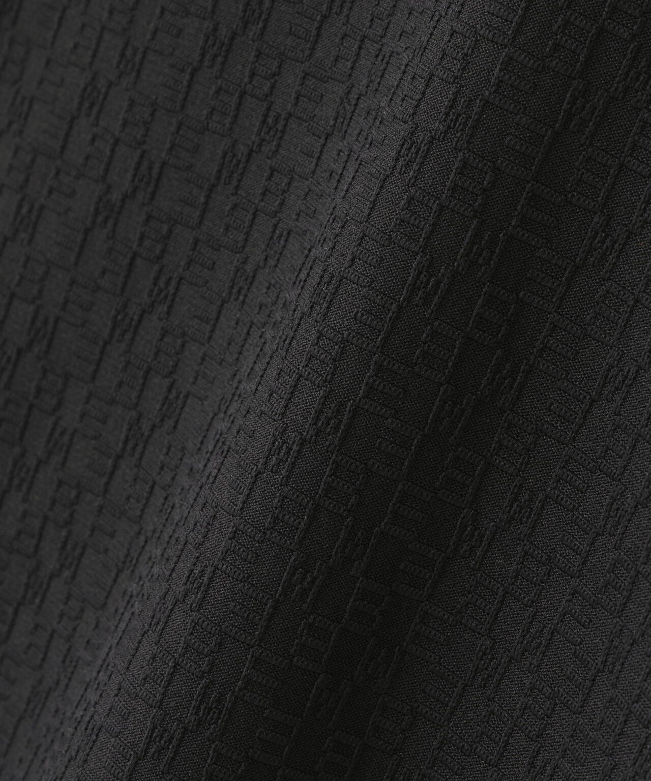 リンクスロゴジャガード長袖ポロシャツ