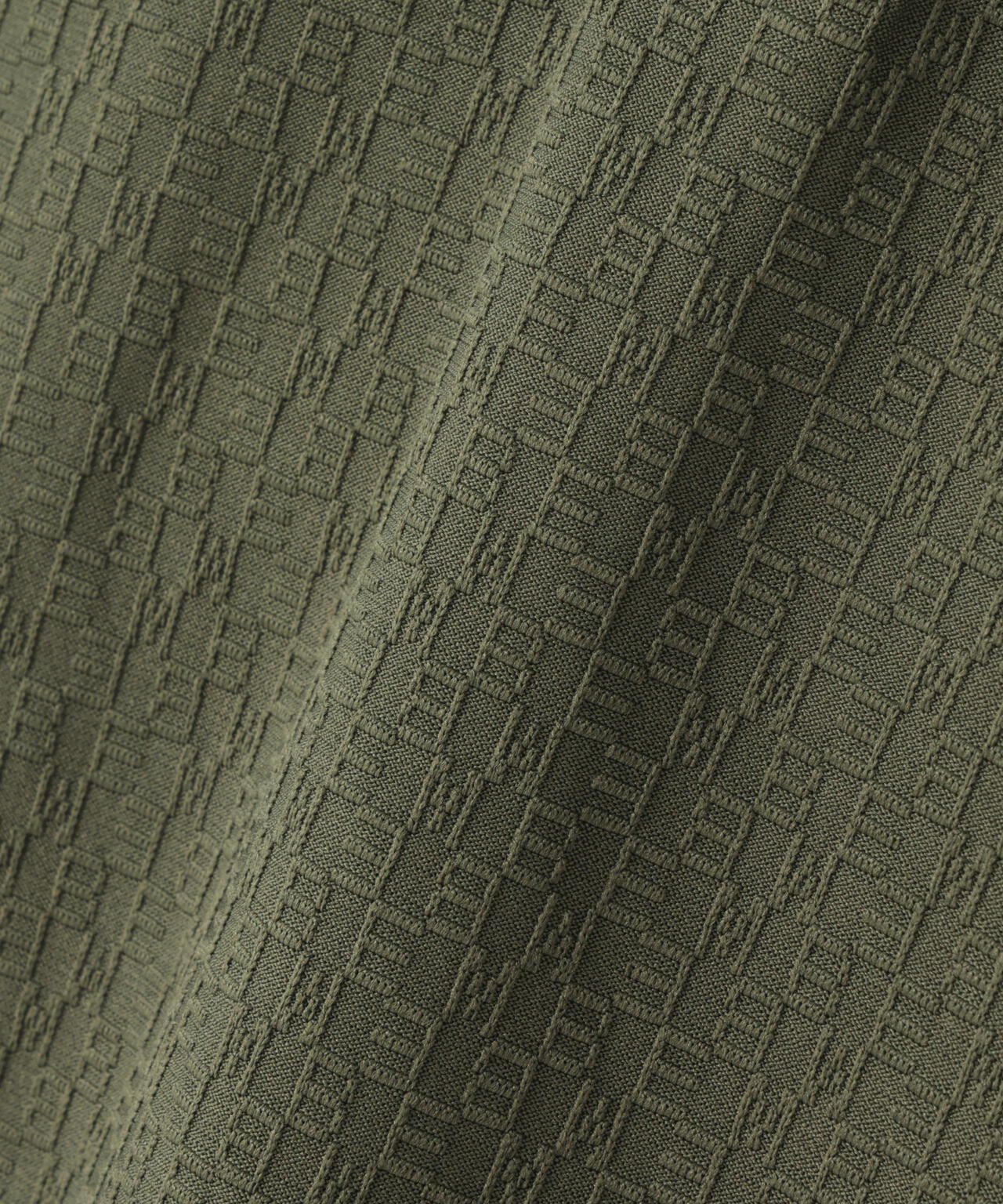 リンクスロゴジャガード長袖ポロシャツ