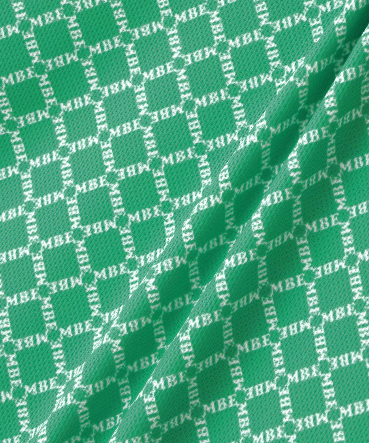 SPXカラミメッシュMBEボックスプリント長袖モックネックカットソー