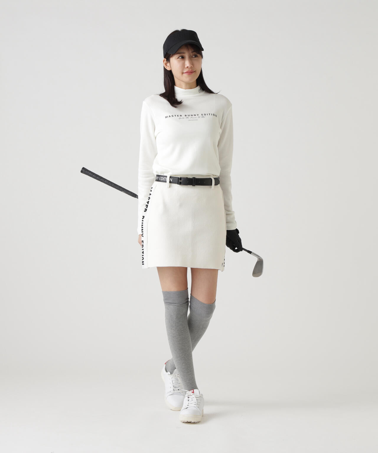 【岩井ツインズコラボカラーあり】スーパーストレッチ裏起毛長袖ハイネックカットソー