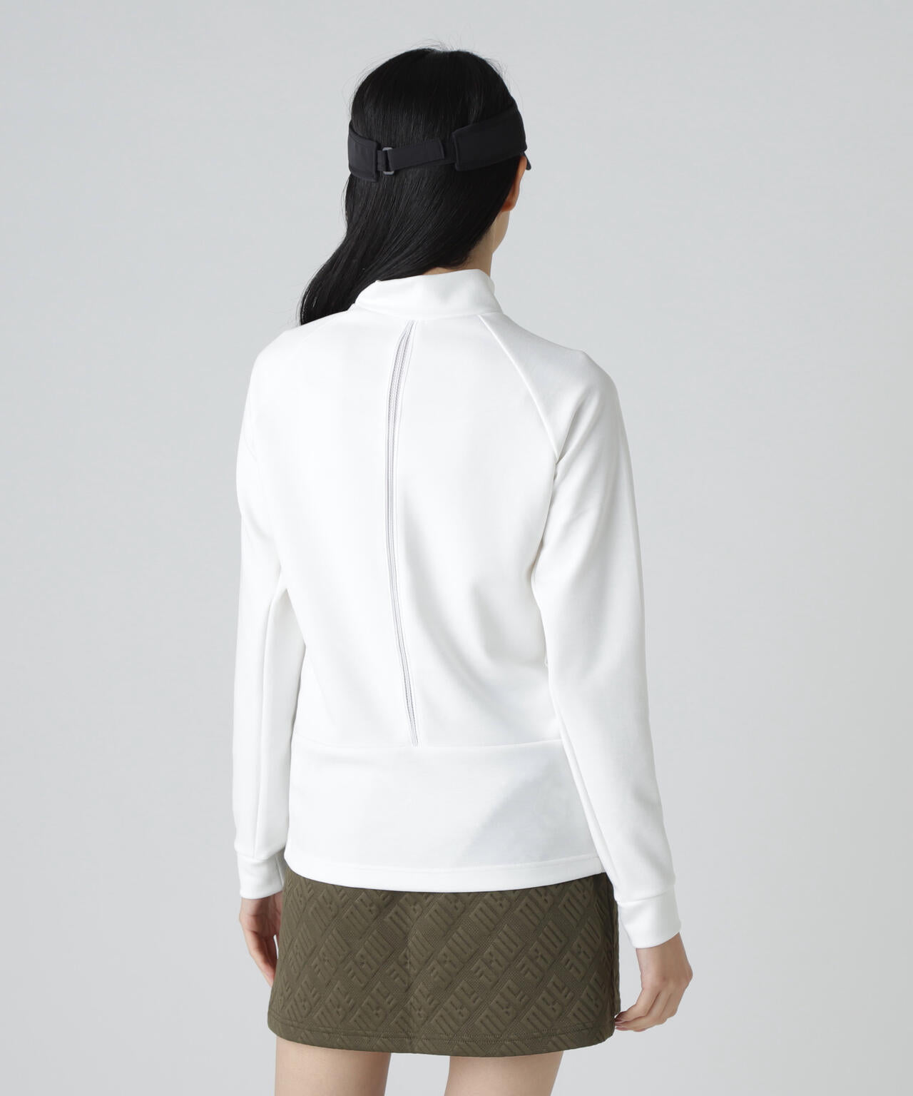 T/Rダンボール長袖ハイネックカットソー