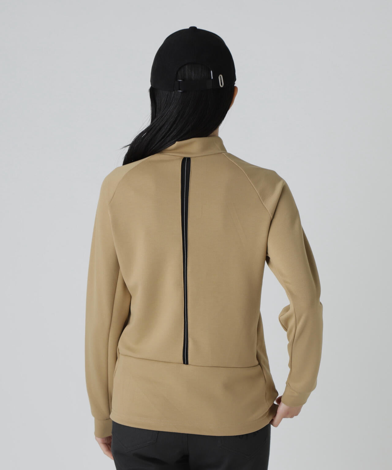 T/Rダンボール長袖ハイネックカットソー