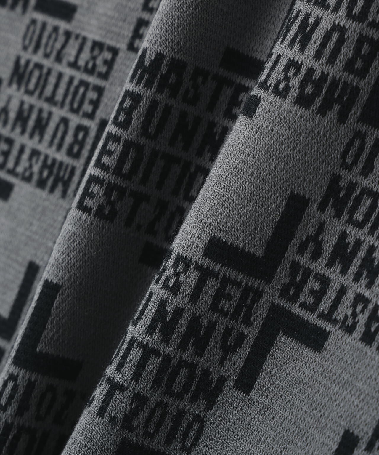 チェッカージャガード裏起毛長袖モックネックカットソー