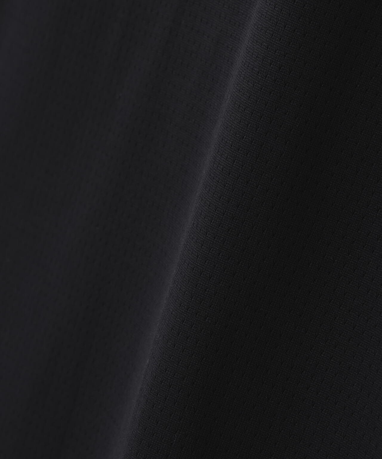 ベアメッシュ半袖モックネックカットソー