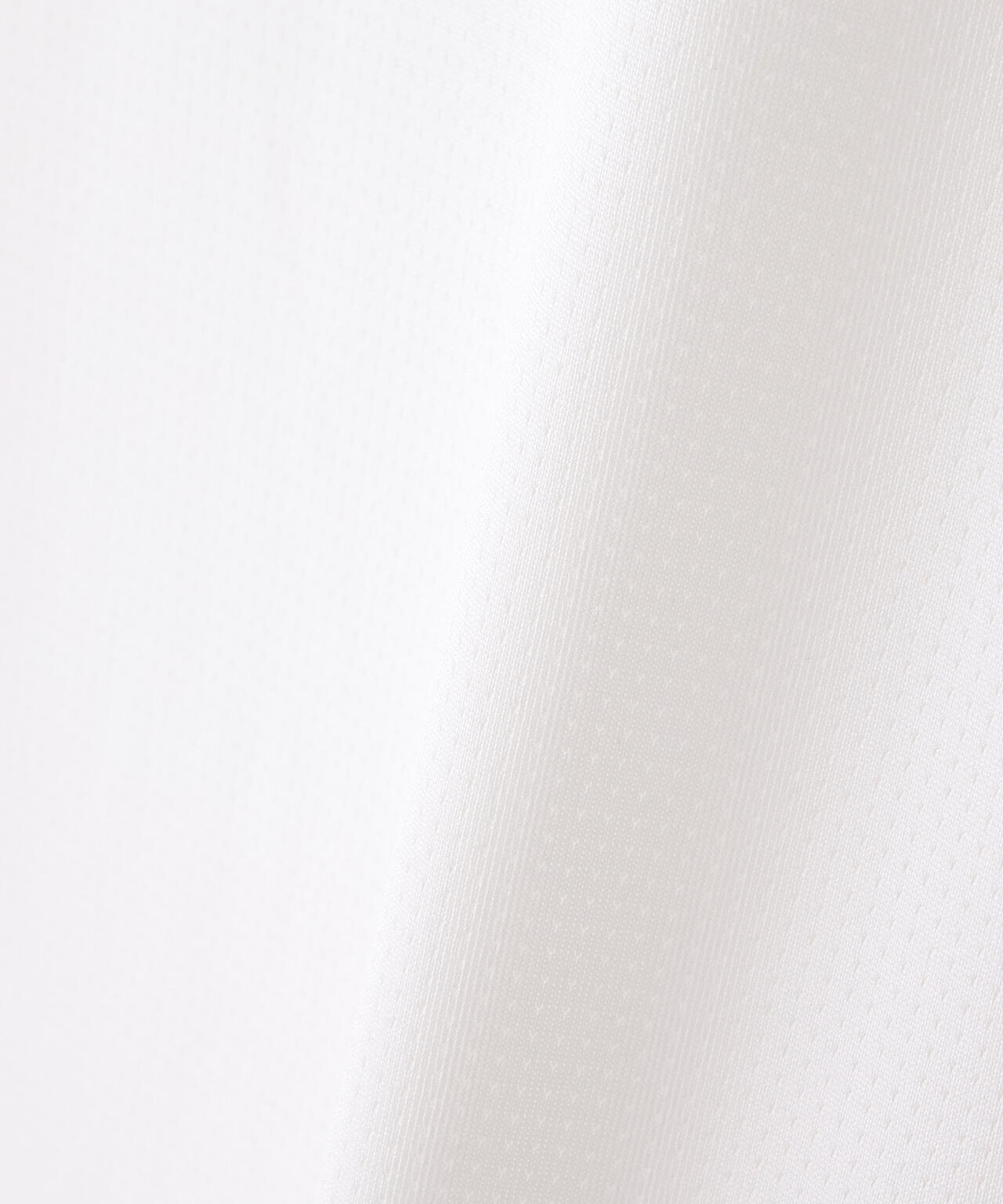 ベアメッシュ半袖モックネックカットソー