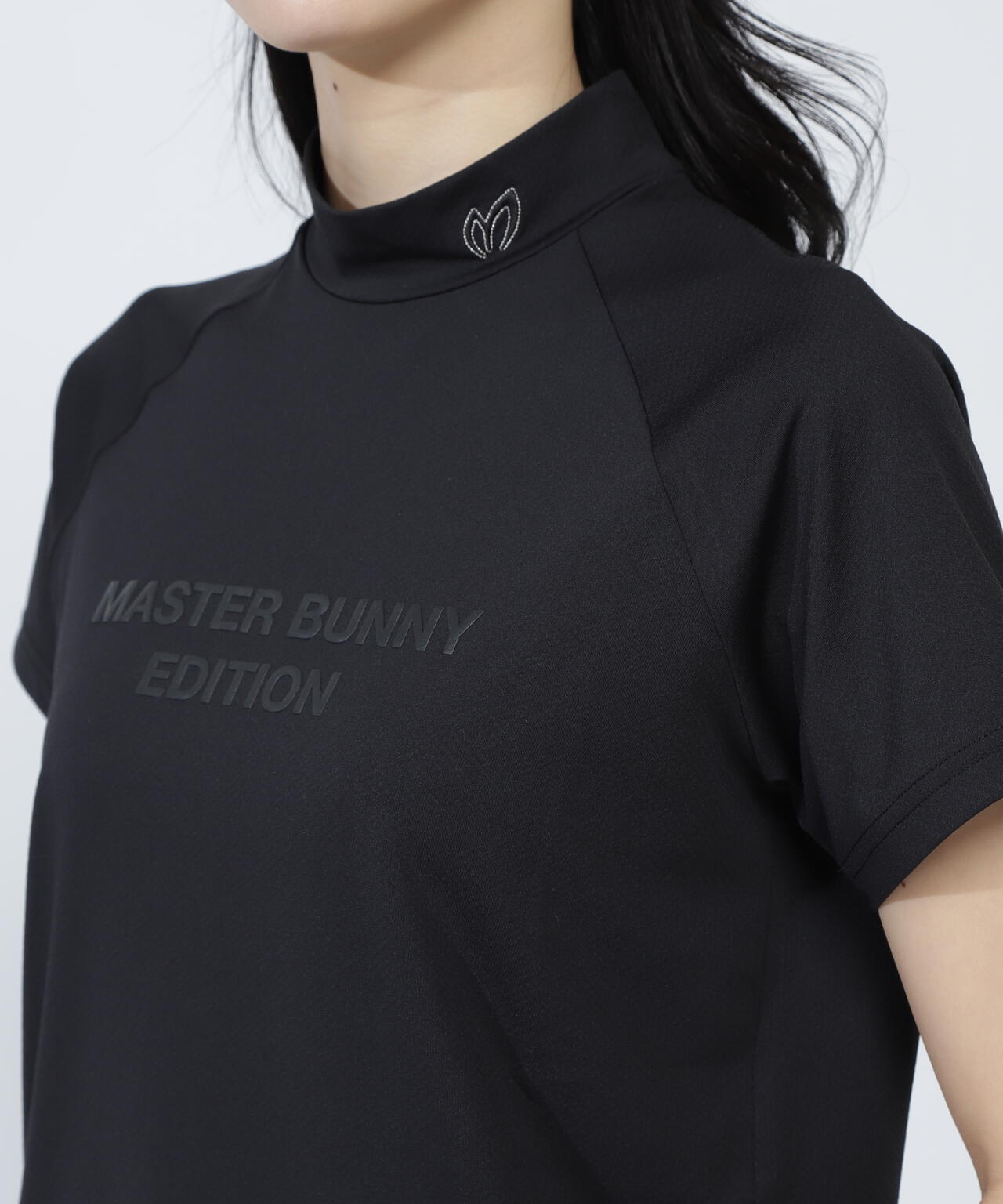 ブリスターストレッチ半袖ハイネックカットソー