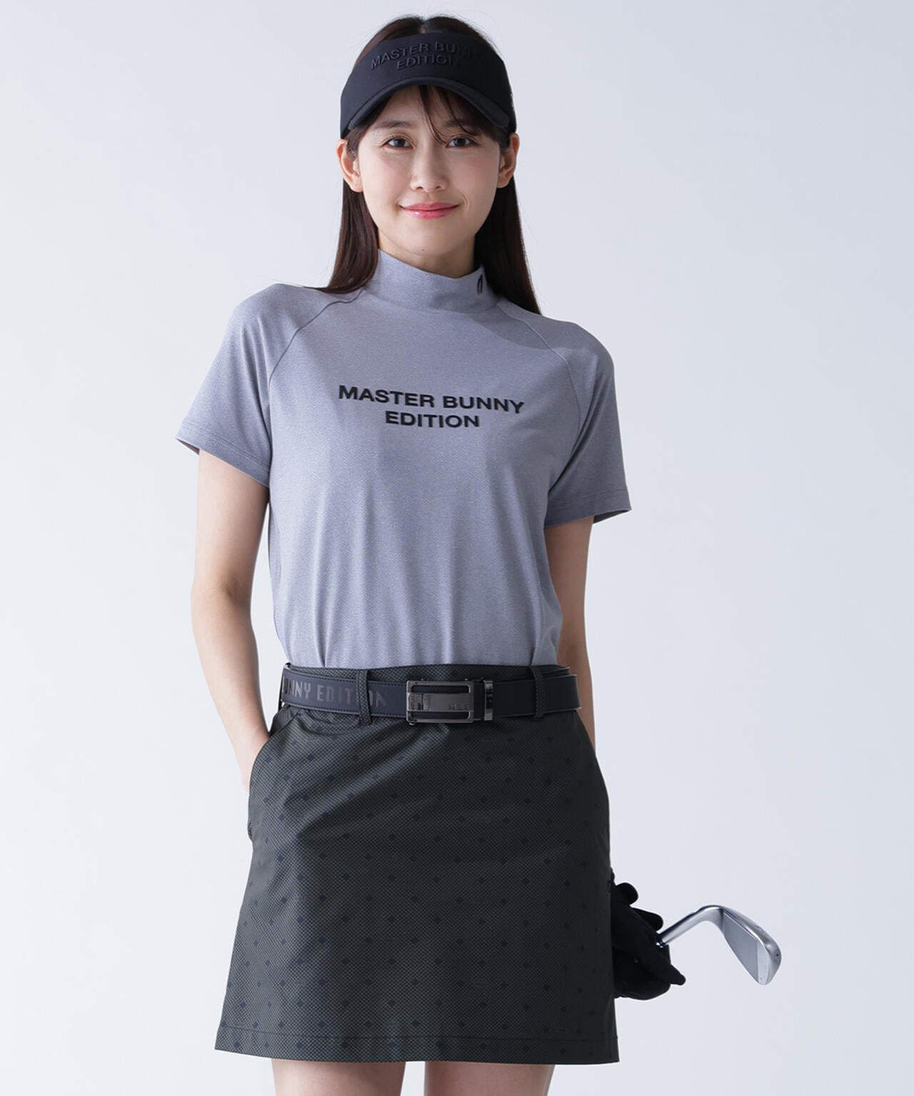 ブリスターストレッチ半袖ハイネックカットソー