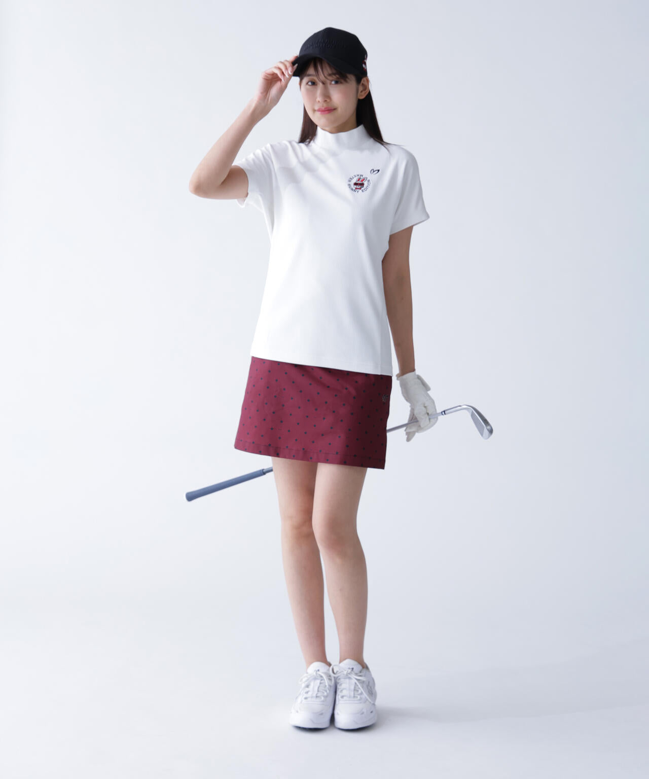 【SWAGGY BUNNY】SPXネオメッシュ フレンチスリーブハイネックカットソー