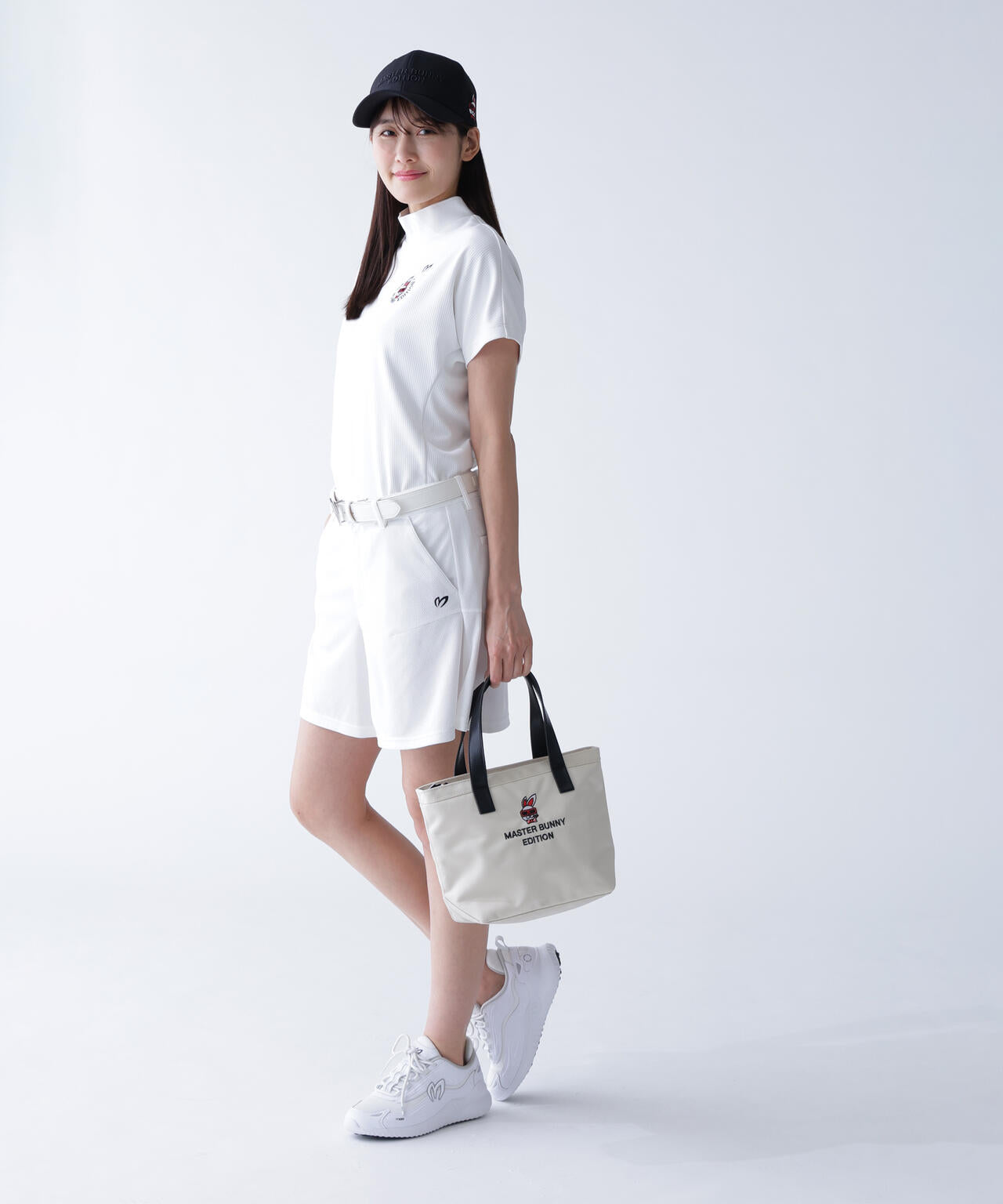 【SWAGGY BUNNY】SPXネオメッシュ フレンチスリーブハイネックカットソー