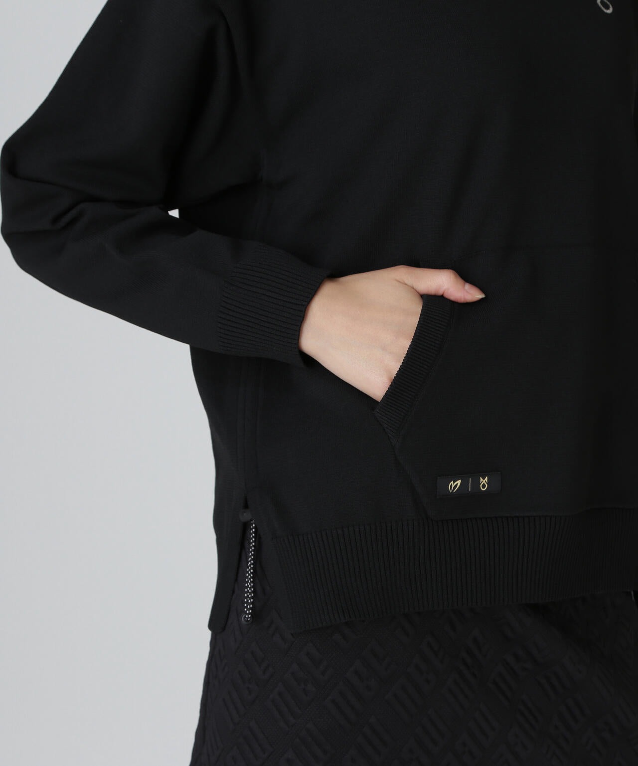 【上田桃子プロコラボカラーあり】クルーネックニットプルオーバー