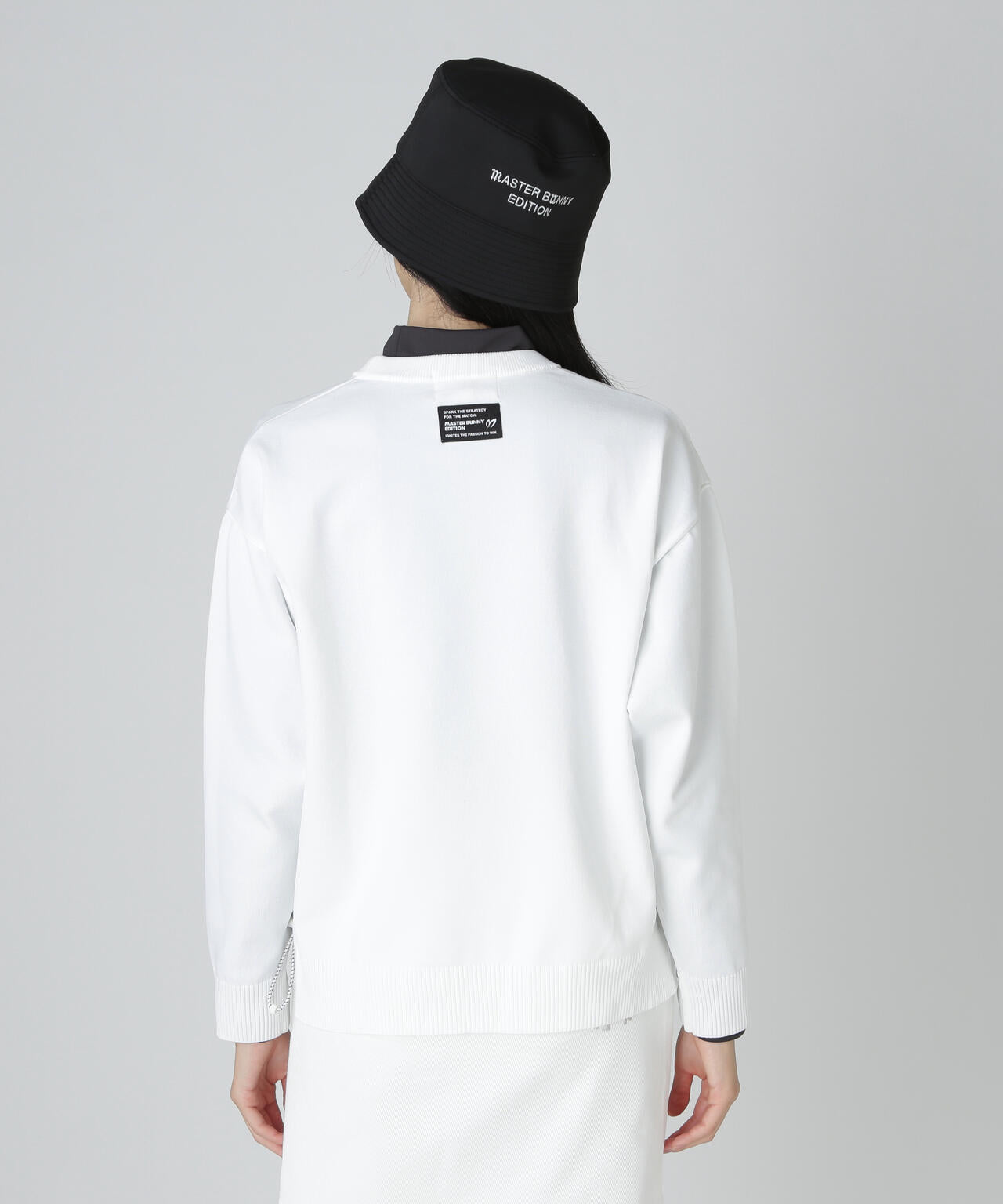 【上田桃子プロコラボカラーあり】クルーネックニットプルオーバー