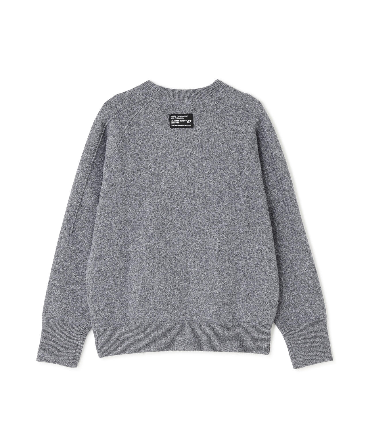 Wジャガードクルーネックニットプルオーバー