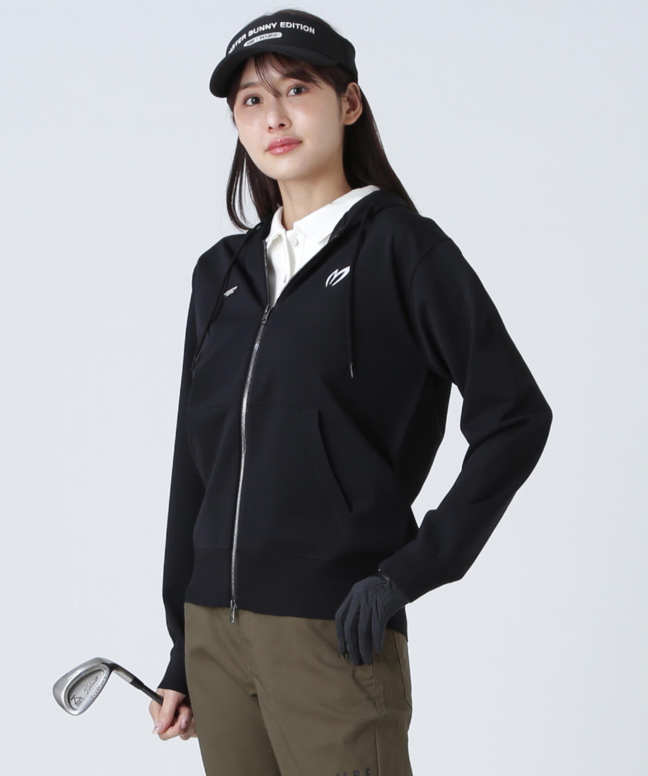 フルジップニットフーディ