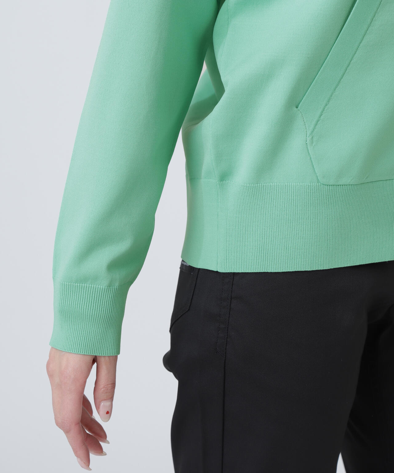 フルジップニットフーディ